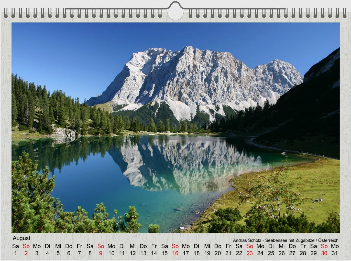 © Andreas Scholz - Seebensee mit Zugspitze / Österreich