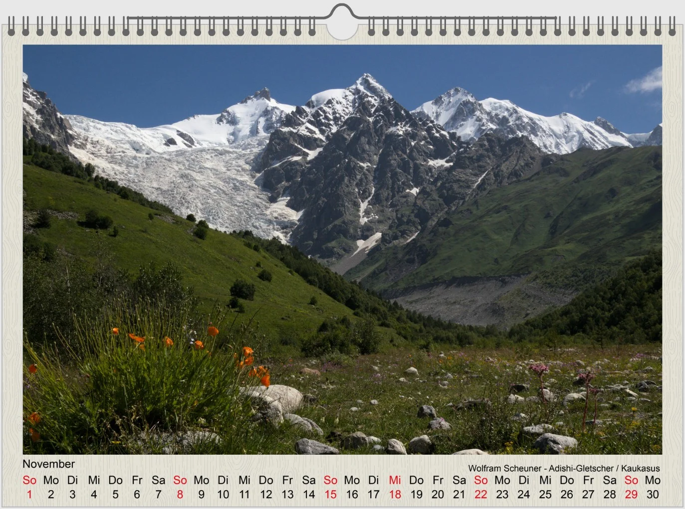 © Wolfram Scheuner - Adishi-Gletscher / Kaukasus