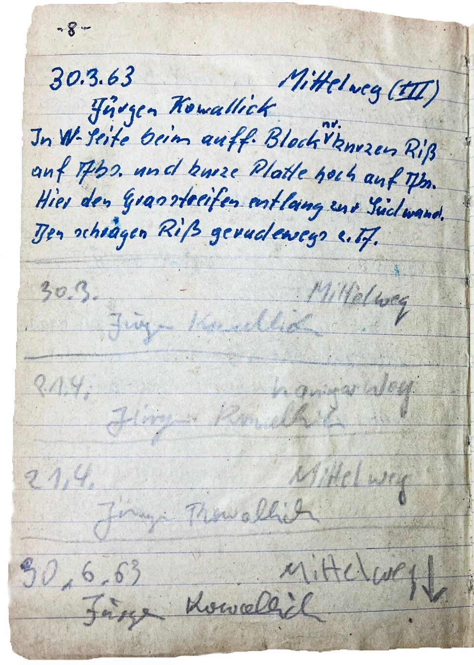 © DAV Gipfelbucheinträge