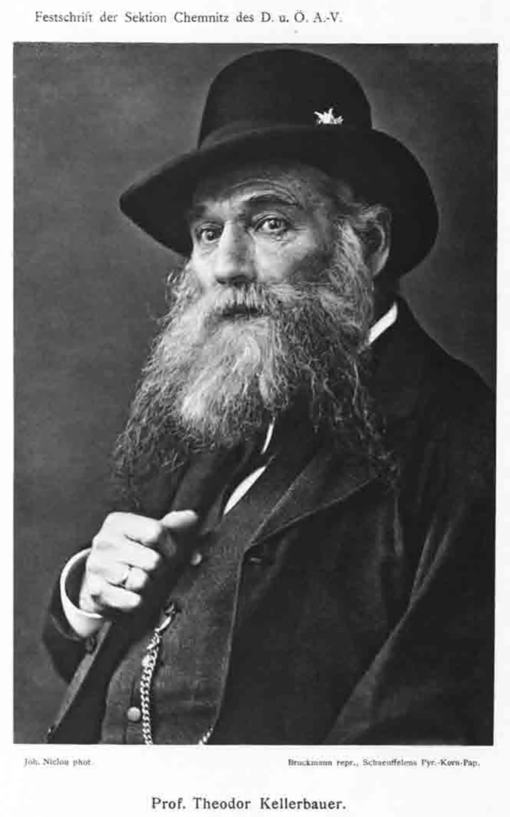 Prof. Theodor Kellerbauer | © DAV Chemnitz Archiv: Im Bannkreis der Hütte