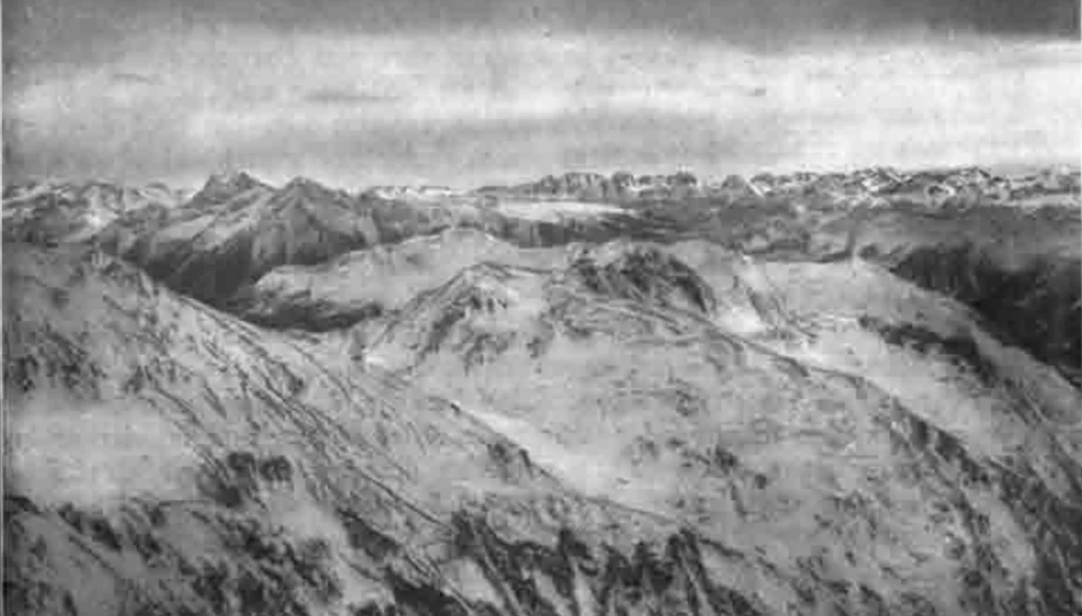 Aussicht vom Nevessattel nach Südosten | © DAV Chemnitz Archiv: Im Bannkreis der Hütte