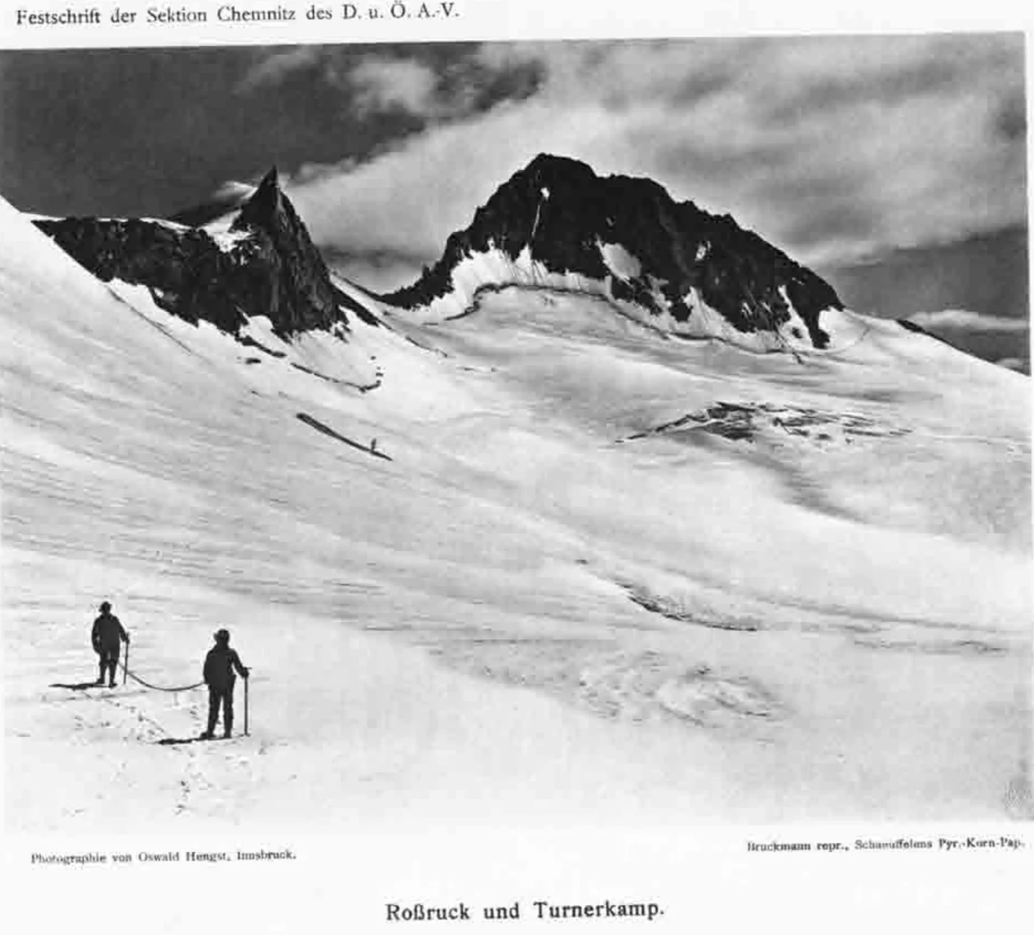 Roßruck und Turnerkamp | © DAV Chemnitz Archiv: Im Bannkreis der Hütte