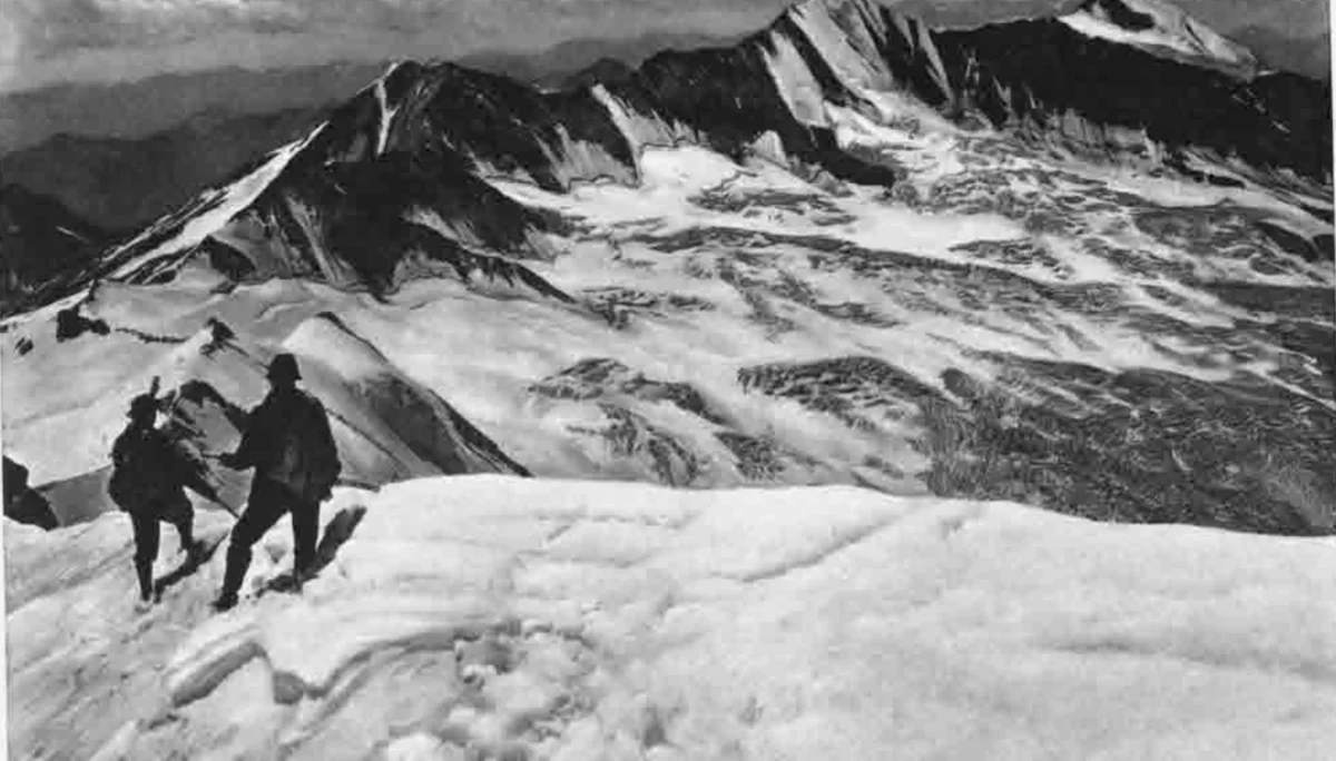 Weißzint und Hochfeiler vom Mösele aus | © DAV Chemnitz Archiv: Im Bannkreis der Hütte