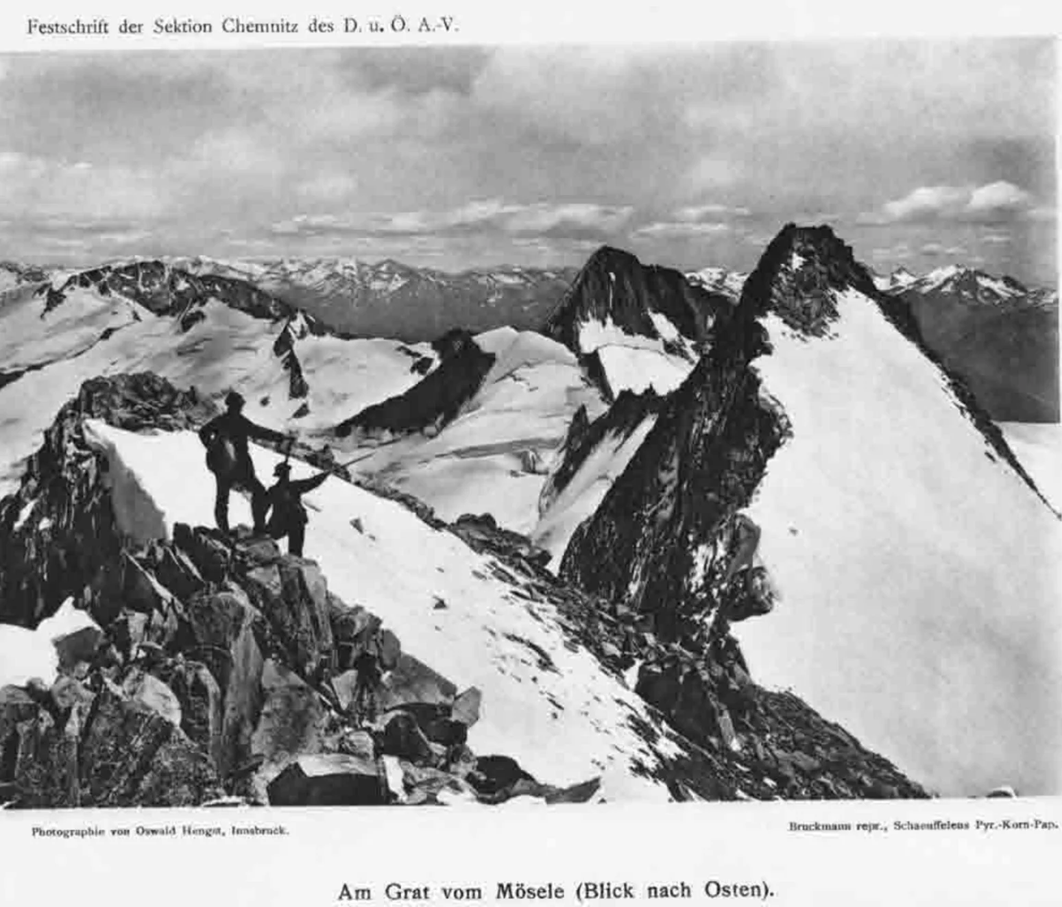 Am Grat vom Mösele | © DAV Chemnitz Archiv: Im Bannkreis der Hütte