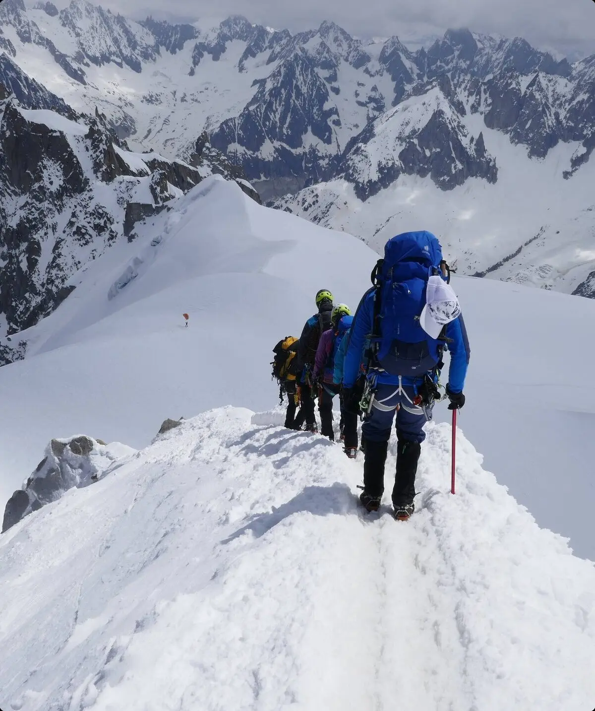 Aiguille du Midi Abstieg | © Axel Hunger