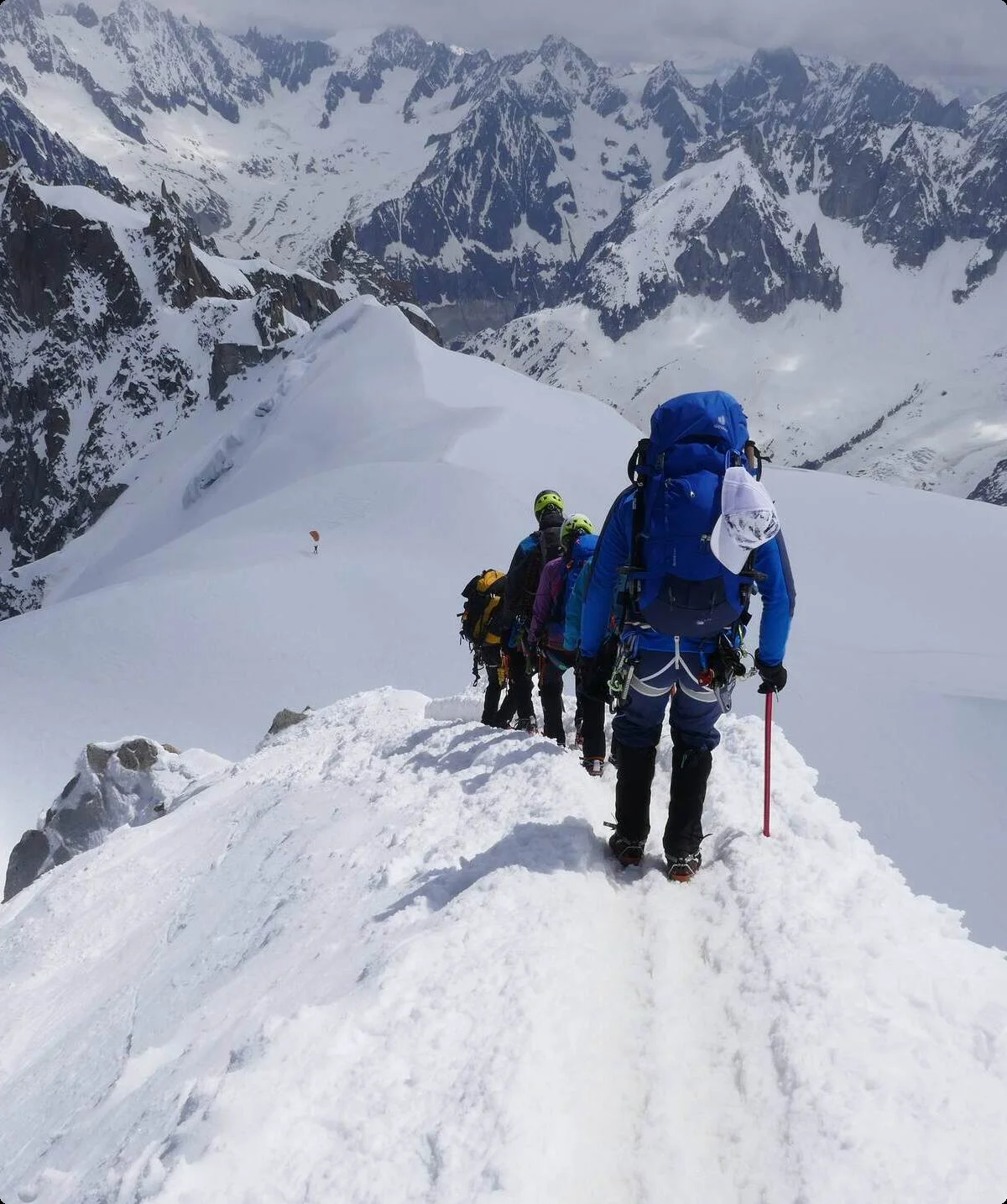 Aiguille du Midi Abstieg | © Axel Hunger