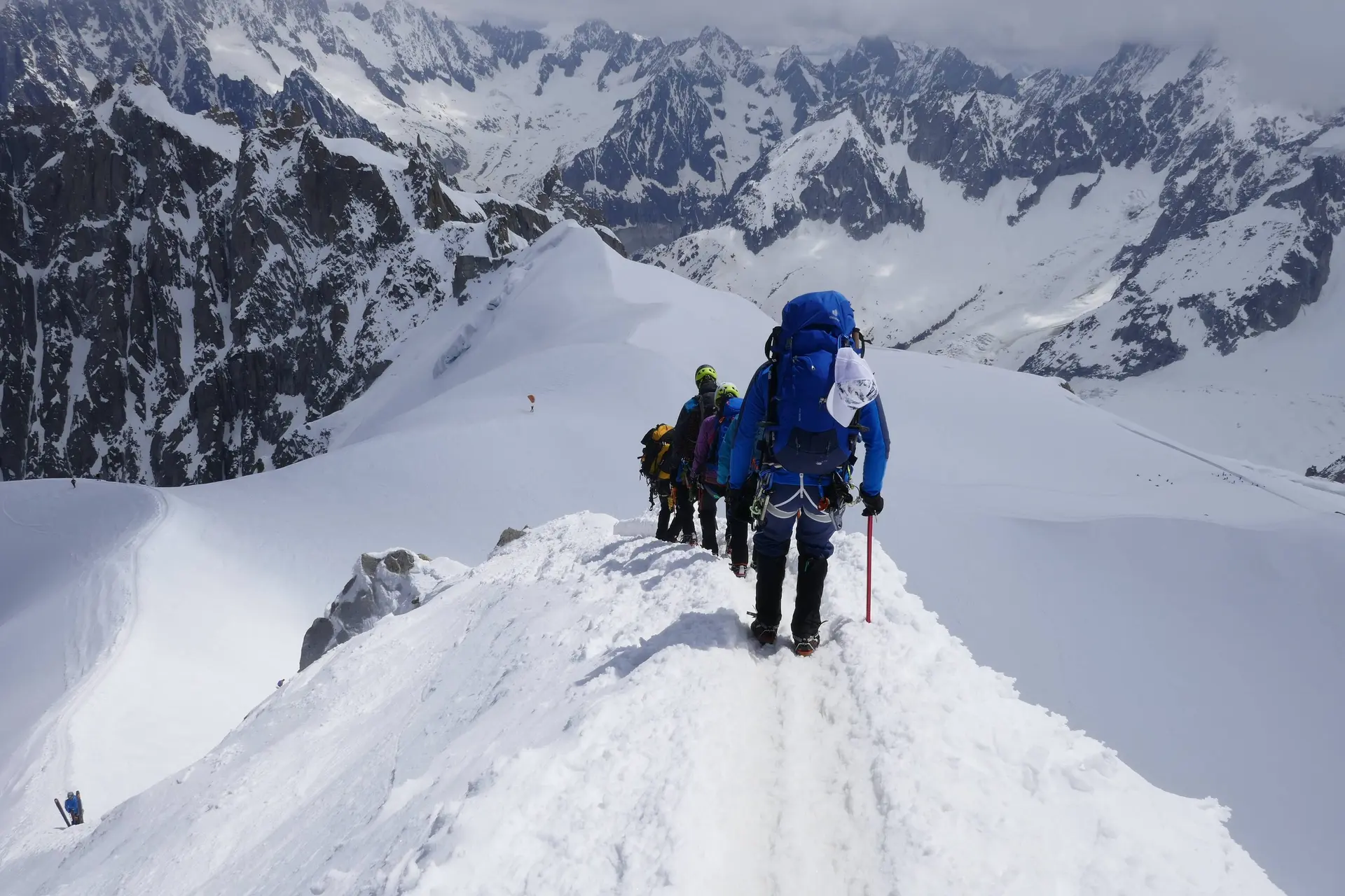 Aiguille du Midi Abstieg | © Axel Hunger